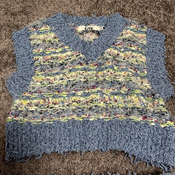 SJYP Blue Cotton Vest (size S) - Picture 4 of 5